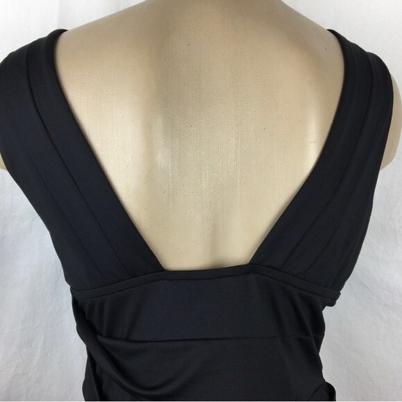 Nikibiki Black Slinky Body Con Bandage Sleeveless Mini Dress L - Picture 5 of 7